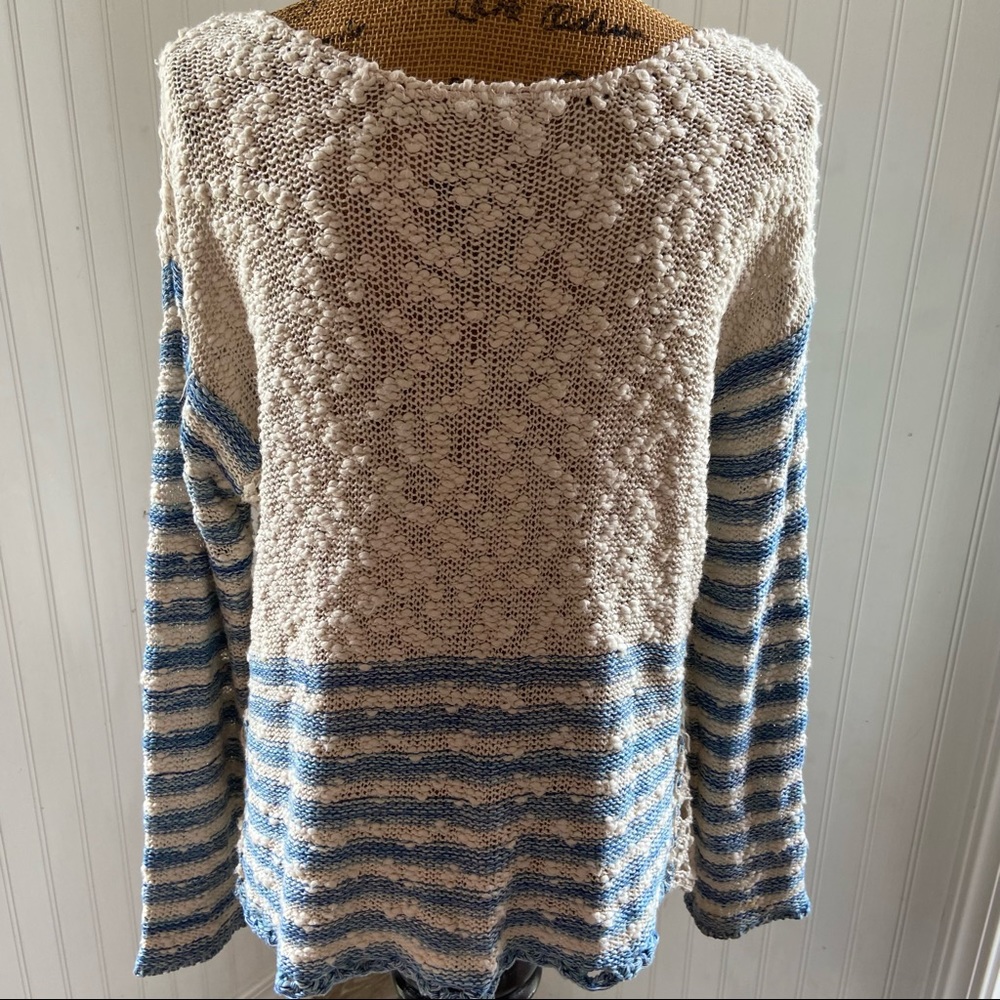 Free People Crochet Knit Sweater Sz S - Picture 3 of 5
